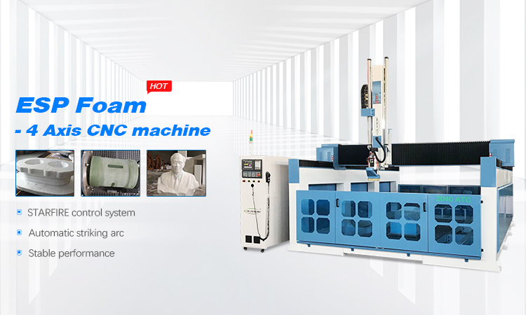 4 Axis ATC EPS Foam Carving Machine 